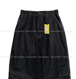Raon Dart Non-Fade Balloon Denim Pants