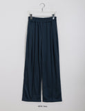 Bantree pin tuck line banding pants