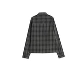 Minen Pigment Crop Check Shirt