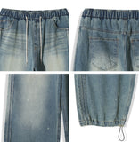 Ravid Balloon Track Denim Pants