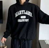 Londer Color Scheme Nylon Hood Sweatshirt