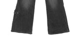 Reher Pocket Banding Washed Denim Bootcut Pants