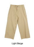 Clown Patch Cotton Wide Work Pants