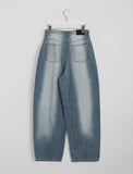 Lesse Summer Washing Wide Denim Pants