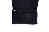 Zid Brushed Snap Cotton Wide Pants