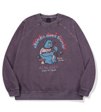 Soda Bear Raglan Pigment Sweatshirt