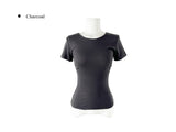 [Planning] Niu Shirring Short Sleeve T-Shirt
