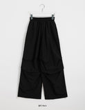 Ruheu Banding Nylon String Parachute Pants