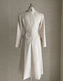 Knops Tailored Collar Flare One Piece