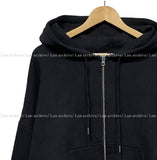 Two-way warmer hood zip-up