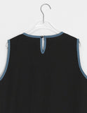 [BAONHAUS] Hilo Dot Color Matching Sleeveless One Piece
