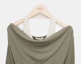 [Fake Layered] Ilun Dot Layered Long Sleeve T-Shirt