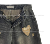 Heart Destroyed Bermuda Pants
