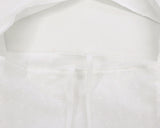 Muh punching lace ribbon cotton bag