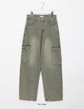 [unisex] Lupla Pigment Cargo Denim Pants