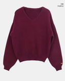 Ste V-neck loose knit