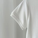 Modern Round Plain Short Sleeve T-shirt