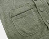Hern High Neck Button Knit Cardigan
