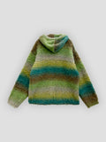 Pallete snow mohair hoodie