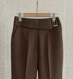 Wadia Boucle Semi Bootcut Slacks