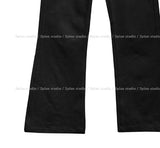 Marine Flare Cotton Pants