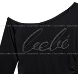 Sally Cubic Shirring Unbalanced Shoulder Long Sleeve