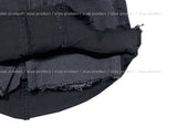 destroyed slit mini skirt