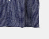 Puren Double-Button Short-Sleeve Blouse