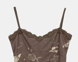 Mae Lace Vintage Flower Sleeveless