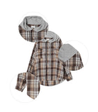 Western Check Hood Shirt