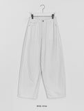 Gibyu Basic Cotton Wide Pants