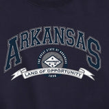 Arkansas Crack Lettering Sweatshirt