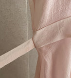 Rubian Short Sleeve See-Through Flare One Piece