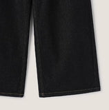 Onu Sagging Banding Layered Denim Pants