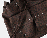 Shuder Leopard Pocket Backpack