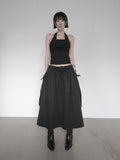 Tuvella Shirred Balloon Skirt