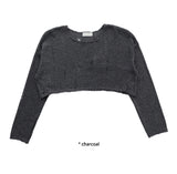 DAMAGE CROP KNIT