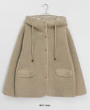 Otoni Fleece Pocket Hood Half Coat