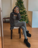 [set item] Maison fleece leggings set