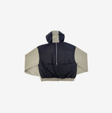 (Unisex) Vteo Round Color Matching Hood Jumper