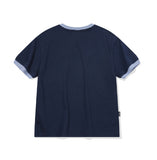 Heart Clef CROP Ringer Short Sleeve Tee