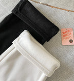 Warm-up Brushed Corduroy Straight Pants