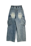 Lind Big Cargo Banding Denim Pants