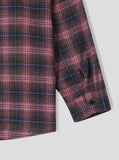 Solar loose fit hooded checkered shirt