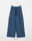 Formen banding cargo wide pants