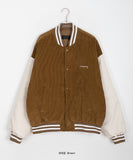 [unisex] Ruggle Quilted Corduroy Stadium Jumper