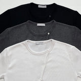 Root Diagonal Button Muscle Fit Cardigan
