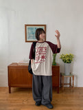 [BAONHAUS] Genbibeu Nylon Belted Wide-leg Pants