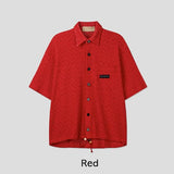 Marilyn Mesh Knit Short Sleeve Shirt