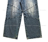 Kishi Set-up Cut Wide Denim Pants
